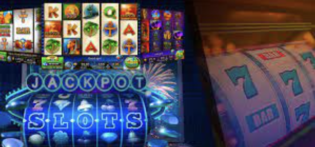 Image of a slot saying jackpot slot