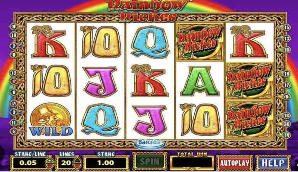 Image of Rainbow Riches in gameplay