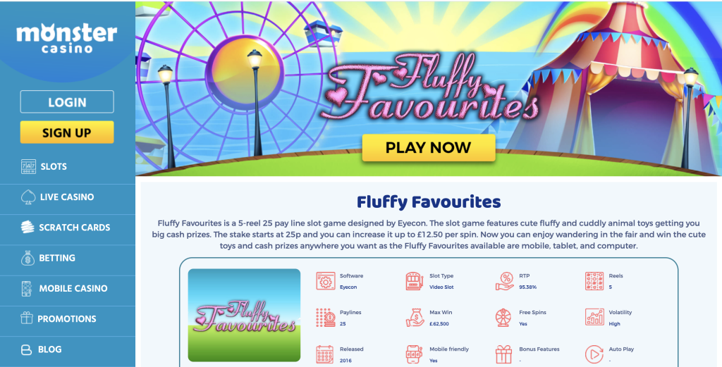 Fluffy Favourites Bonus Buy Slots 